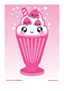 Strawberry Milkshake Clipart Image