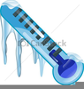 Freezing Thermometer Clipart Image