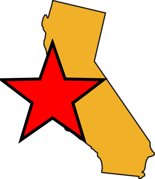 free clipart map of california - photo #31