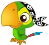 Cute Pirate Clipart Image