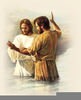 John The Baptist Baptizing Jesus Clipart Image