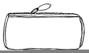 Pencil Case Clipart Black And White | Free Images at Clker.com - vector
