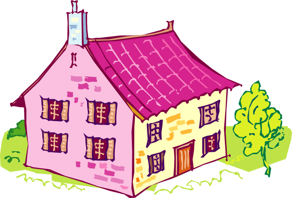 pink house clipart - photo #15