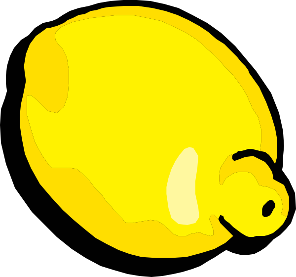 clipart of a lemon - photo #10