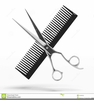 Scissor And Comb Clipart Image