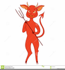 Devil Mascot Clipart Image