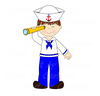 Cartoon Sailors Clipart Image