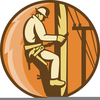 Clipart Utility Worker Image