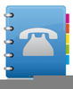 Free Clipart Telephone Book Image