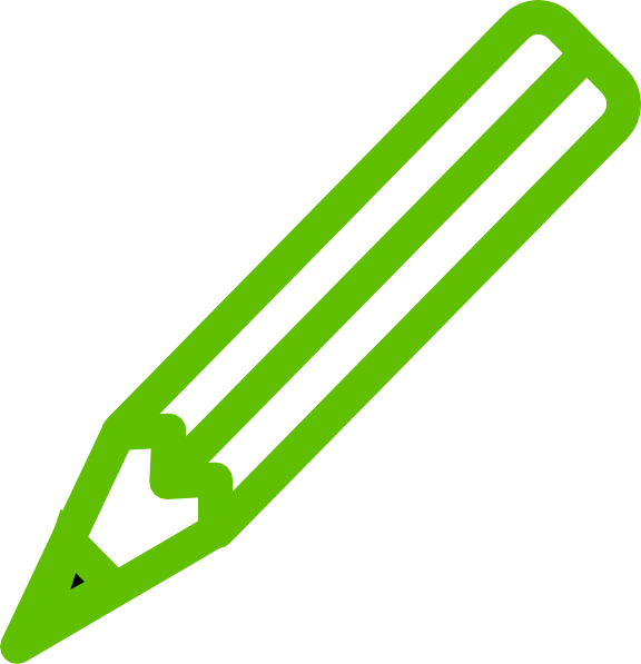 green pencil clipart - photo #2