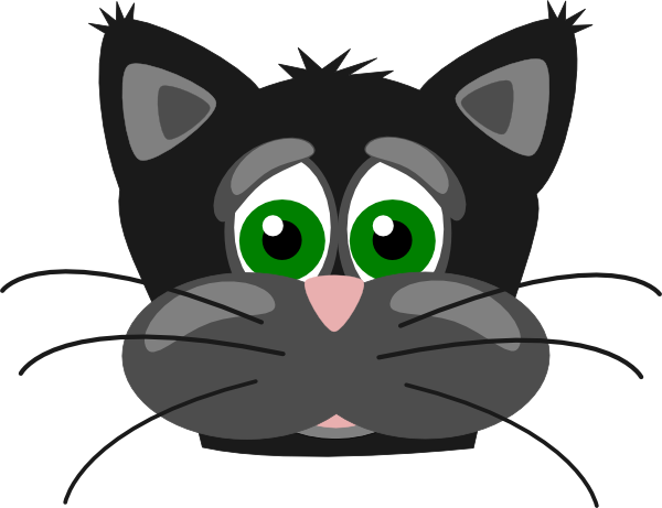 clip art of cat face - photo #20