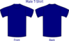 Navy Blue Shirt Clip Art