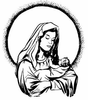 Immaculate Conception Clipart Image