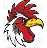 Clipart Of Roosters Crowing Image
