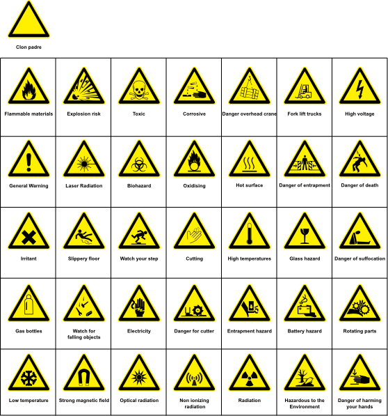 Sign Hazard Warning Clip Art at Clker.com  vector clip art online 