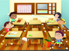 Misbehaving Students Clipart Image