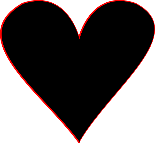 black heart clip art free - photo #28
