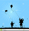 Playing Kite Clipart Image