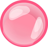 Pink Bubble Gum Clipart Image