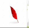 Cartoon Feathers Clipart Image