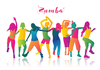 Zumba Dancer Clipart Image