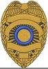 Police Shield Clipart Image