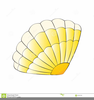 Seashell Cartoon Clipart Image