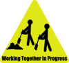 Working Together In Progress Clip Art