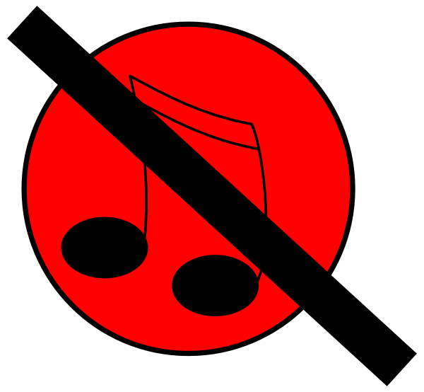 No Music Clip Art at Clker.com - vector clip art online, royalty free