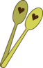 Spoon Set Clip Art