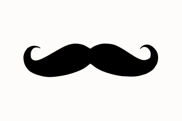 clipart of mustache - photo #29