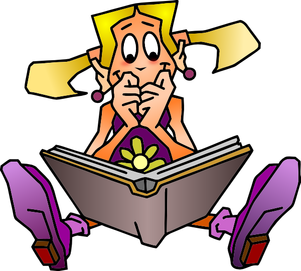 clipart girl studying - photo #27