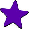 Purple Star Clip Art