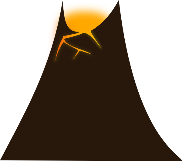 clipart volcano pictures - photo #14