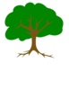 Tree With Roots Clip Art