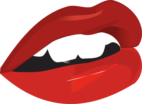 clip art big red lips - photo #27