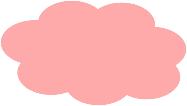 Light Pink Clouds Clip Art at Clker.com - vector clip art online