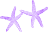 2 Small Starfish Clip Art