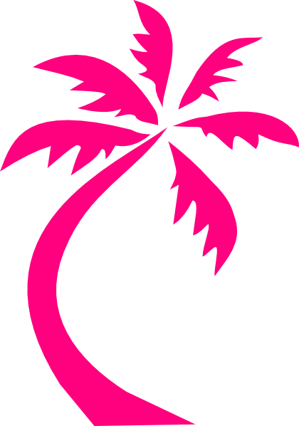 Palm Tree Pink Clip Art at Clker.com - vector clip art online, royalty