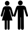 Man And Woman (heterosexual) Icon Clip Art