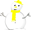 Yellowsnowman Clip Art