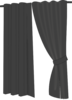 Grey Drapes Clip Art