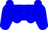 Ps3 Controller Blue  Clip Art