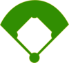 Green Infield Clip Art