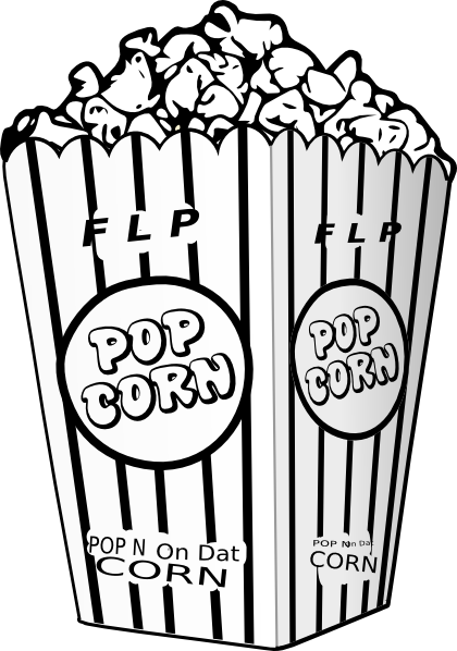 free clipart popcorn bag - photo #31