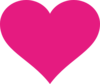 Pink Heart  Clip Art