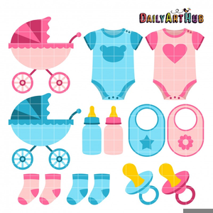 baby socks clipart