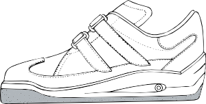 Tennis Shoes Clipart