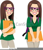 Clipart Of Teenage Girl Image