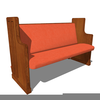 Clipart Of Church Pew Image